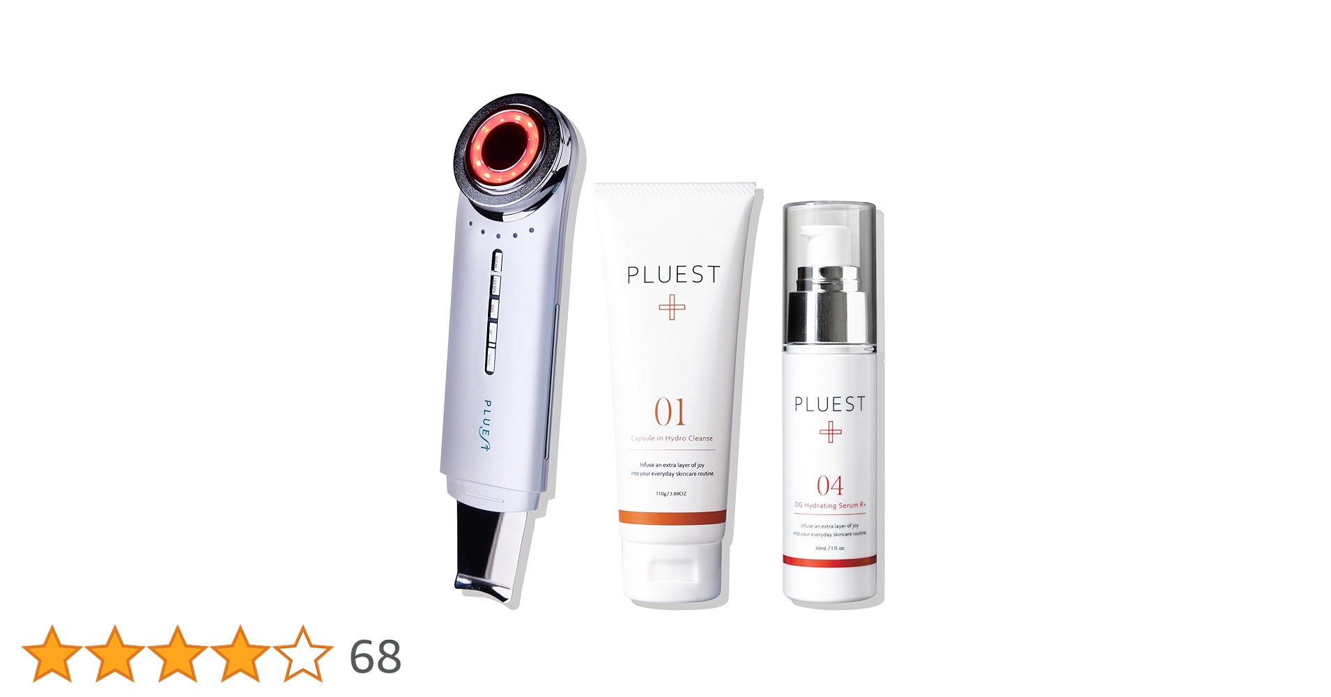 【新品未開封】【PLUEST】薬用セラム＋美顔器セット （11900/1個） 新品未開封】【PLUEST】薬用セラム＋美顔器セット （11900/1個